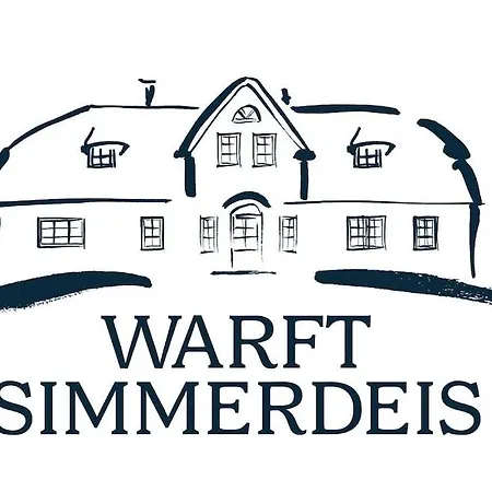 شقة Dachgeschosswohnung Warft Simmerdeis In Reetdachhaus Mit Parkaehnlichem Garten *