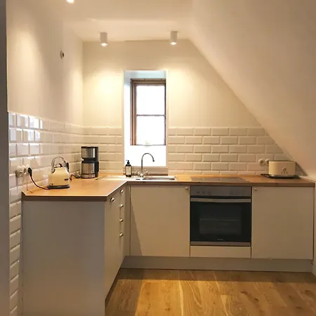 Dachgeschosswohnung Warft Simmerdeis In Reetdachhaus Mit Parkaehnlichem Garten شقة *